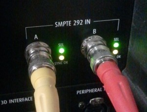 Les connecteurs SMPTE 292M (autrement appelés HD-SDI).